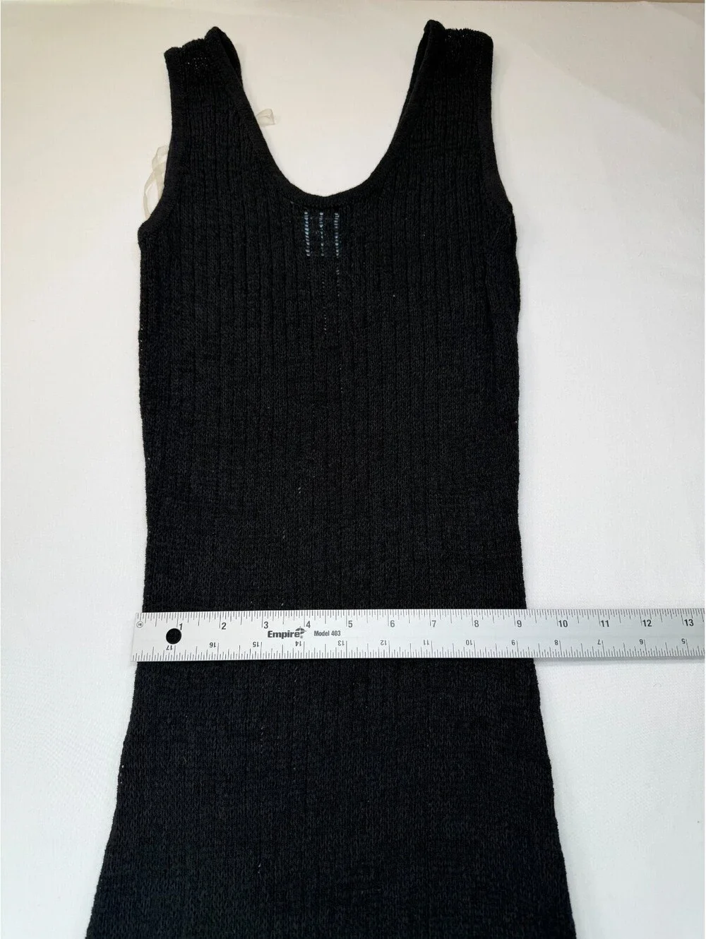 Shade & Shore Women's Cover Up Knit Pullover Sleeveless Scoop Neck Size S Black